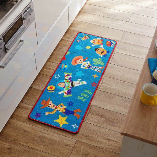 日本千趣會 - 迪士尼 長條型腳踏墊(廚房/臥室)-玩具總動員