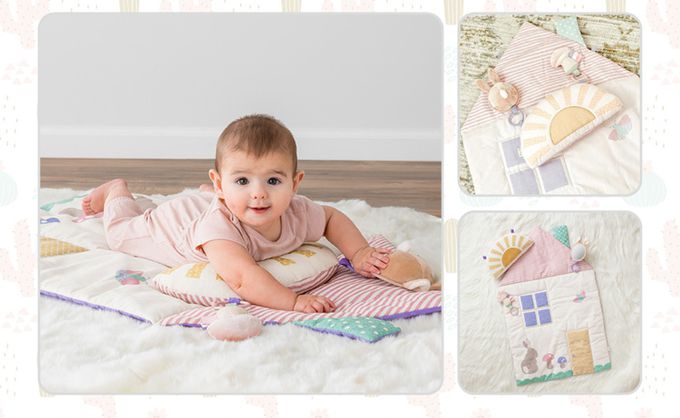 美國Itzy Ritzy - 柔棉遊戲墊-童話小屋 (98 x 61 x 2.5 cm)