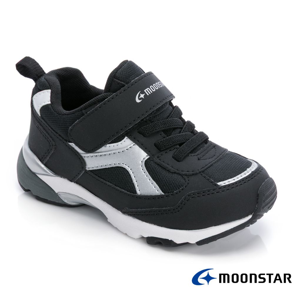 日本Moonstar月星頂級童鞋-HI高機能3E寬楦系列-3996(中小童段)-機能鞋-黑-15~21cm