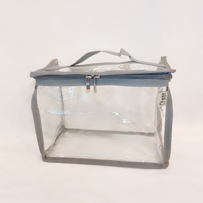 妞妞絲 - 透明收納袋-大象灰 (S)