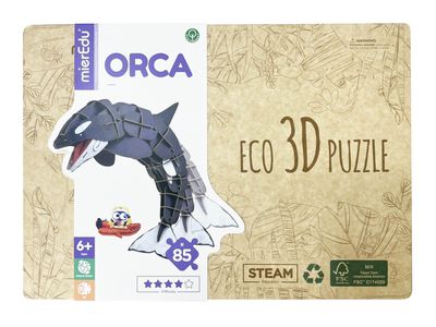 澳洲 mierEdu - ECO 3D立體拼圖-虎鯨 ME4222E