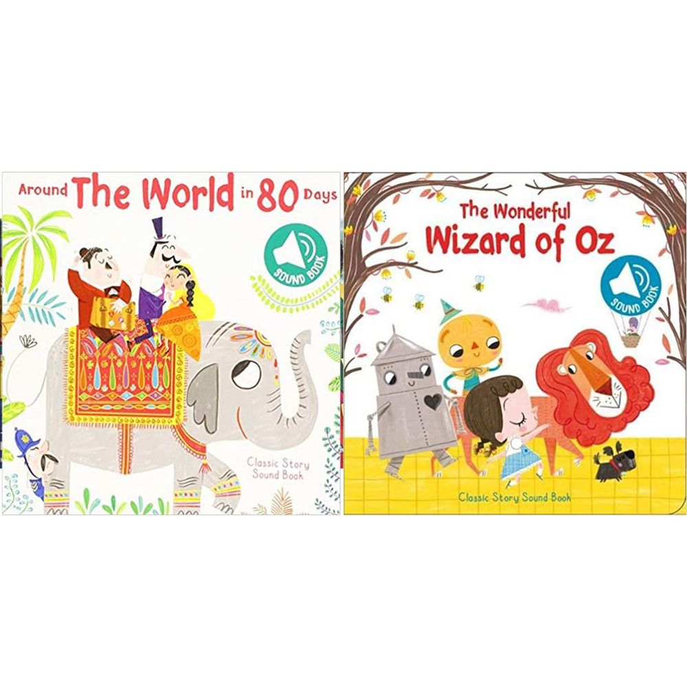 Yoyo Books - Classic Story Sound Book 2 Books(wizard+world)