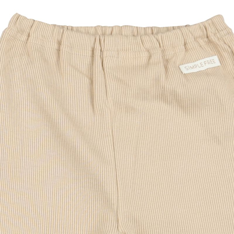 akachan honpo - 長袖包屁衣家居服-小熊-淺卡其色