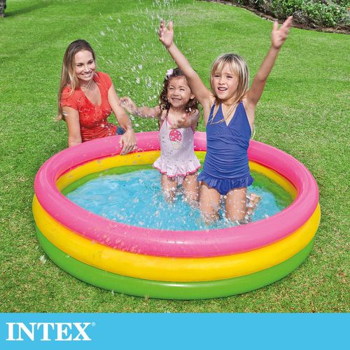 INTEX - 圓型三環游泳池(57422NP)