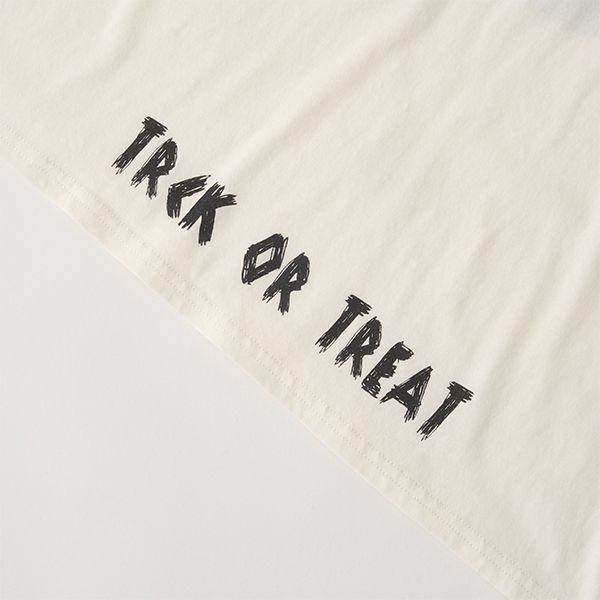 日本 b-ROOM - [官網已斷貨]萬聖節造型寬版上衣-幽靈-灰棕-直播專屬