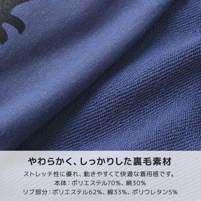 日本 ZOOLAND - 定番百搭裏毛印花上衣-恐龍剪影-深藍紫