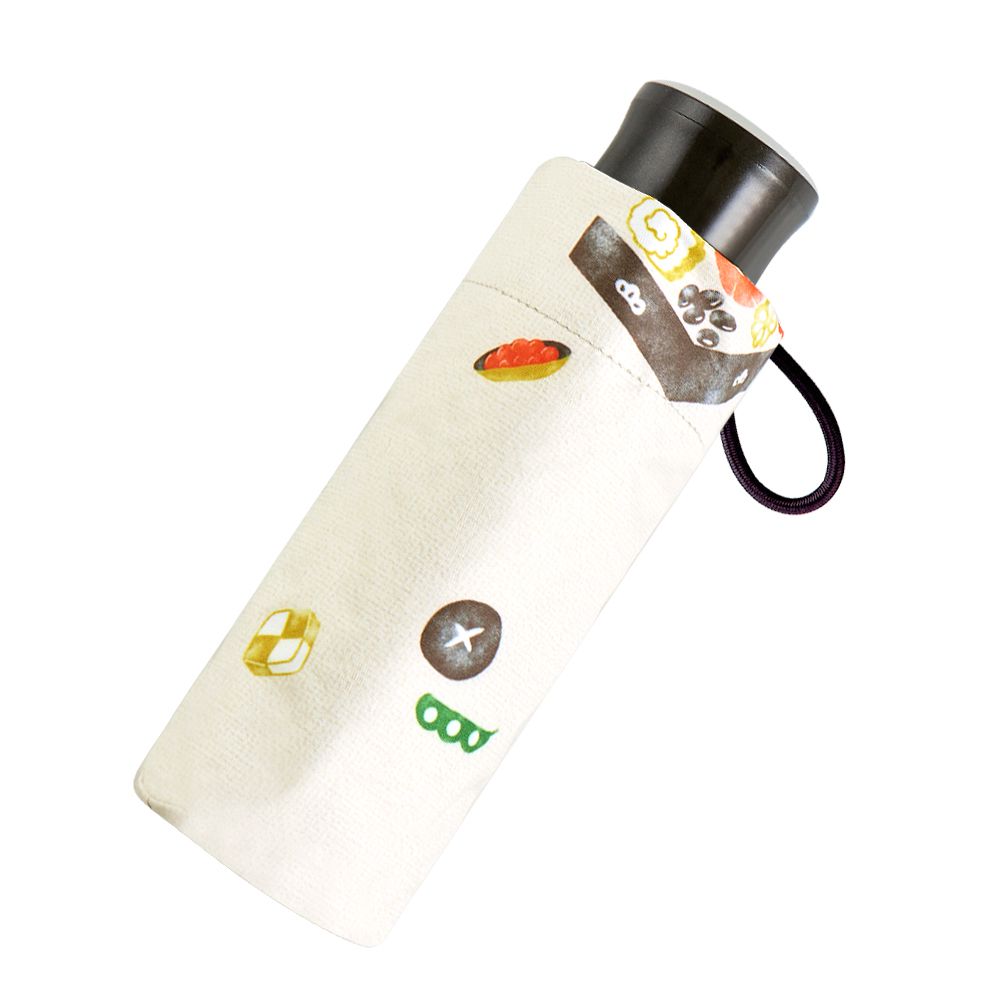 黑膠降溫手開迷你口袋傘-幕之內弁当-195g