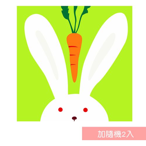 JoyNa - 兒童繪畫玩具 油畫 DIY數字油畫-3入-兔子+隨機2入 (20*20CM)