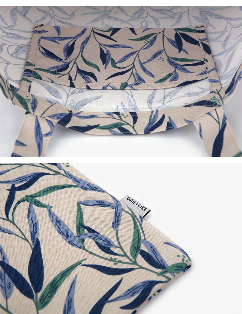 韓國製 - 牛津布環保袋/購物袋-花花世界 (41X43cm)