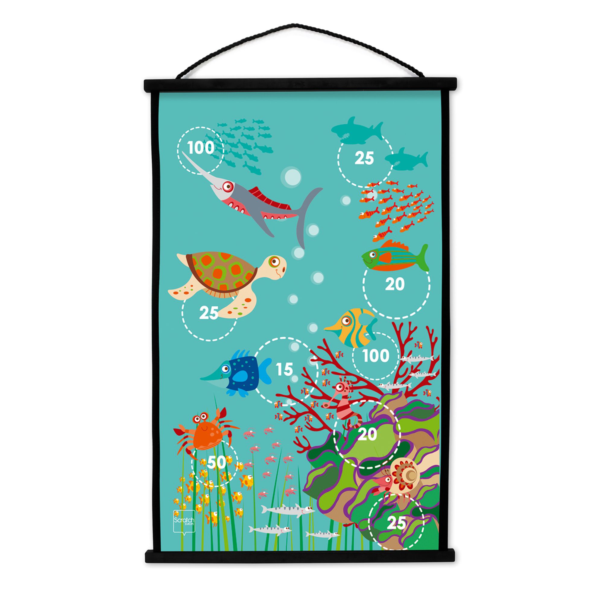 比利時 Scratch - 吸盤飛鏢-海底世界