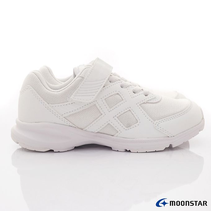 Moonstar日本月星 - 純白運動機能童鞋-AGJ0011白(中大童)-運動鞋-白