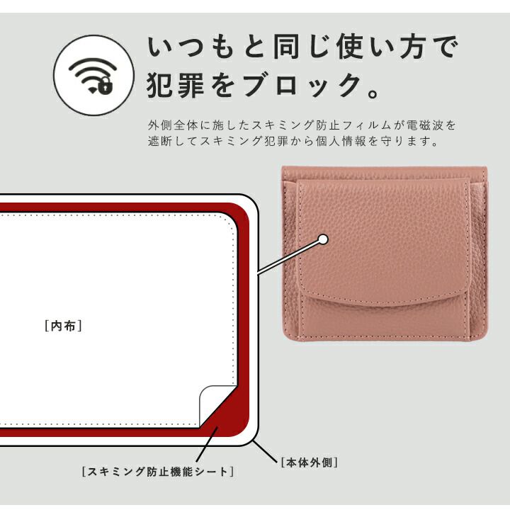 日本 LIZDAYS - 簡約迷你質感皮革短夾/錢包-湖水藍 (9x11x2cm)