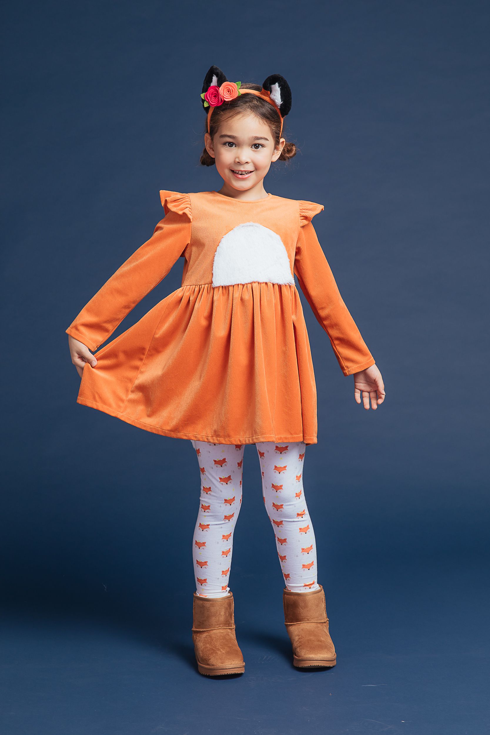 Love, Charlotte - 小狐狸洋裝-狐狸造型洋裝-內含洋裝+頭箍+內搭褲