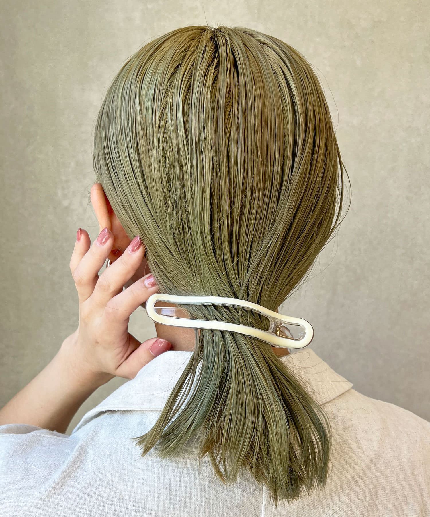 日本 Lattice - 青春日記簡約一字壓克力壓夾-草綠