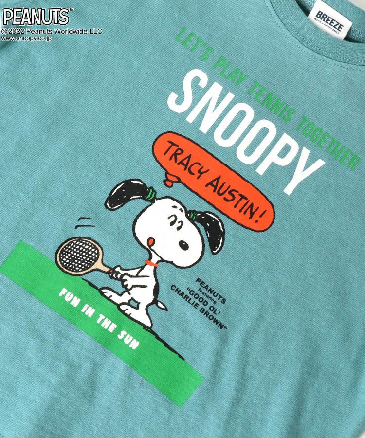 日本 BREEZE - 聯名款 史努比印花長袖上衣-黃