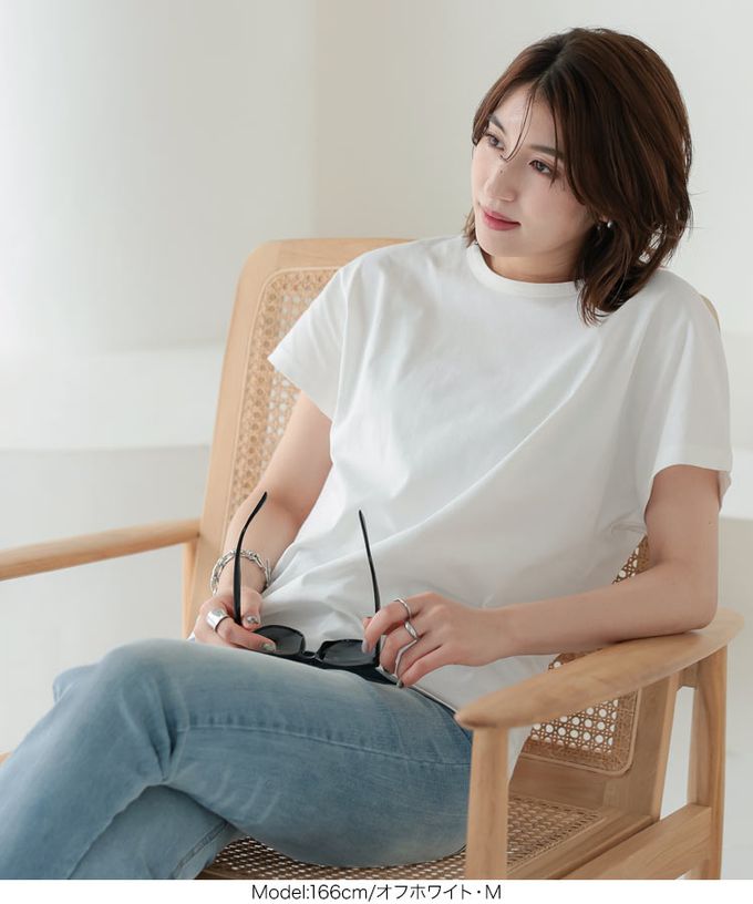 日本 Kobe Lettuce - 經典定番 純棉圓領短袖上衣-條紋-黑白