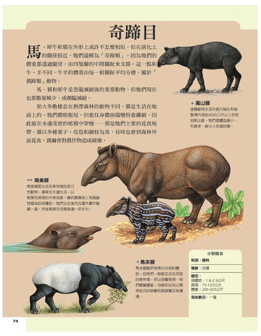 國家地理：哺乳動物圖鑑 (精裝 /93頁 /全彩印刷)