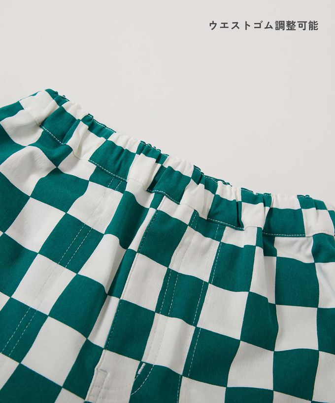 日本 devirock - [熱銷]超彈力印花短褲-迷彩-軍綠