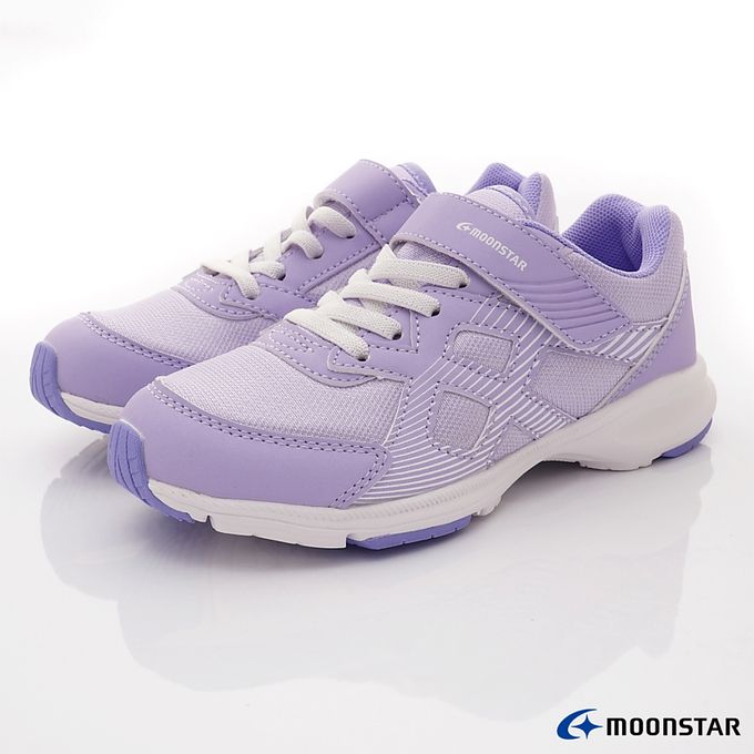 Moonstar日本月星 - 純色運動機能童鞋-AGJ0019紫(中大童)-運動鞋-紫