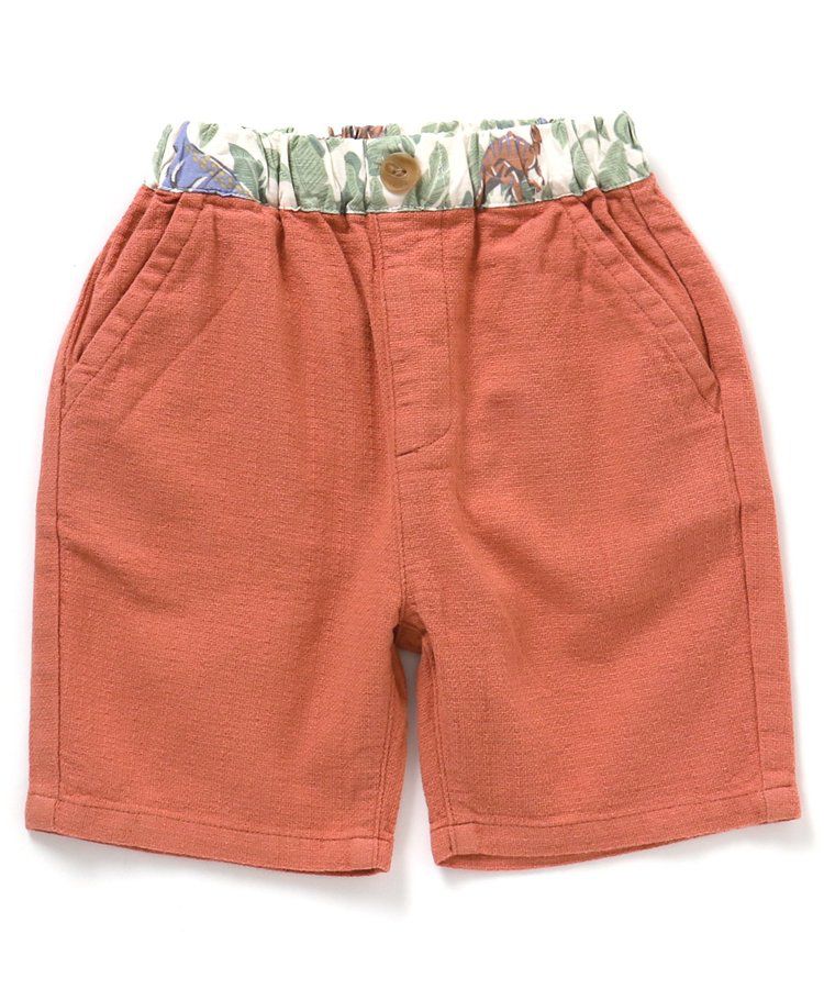 日本 apres les cours - 時髦風格工裝短褲-格子-灰