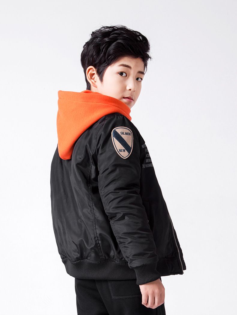 加厚夾棉飛行外套-軍綠色