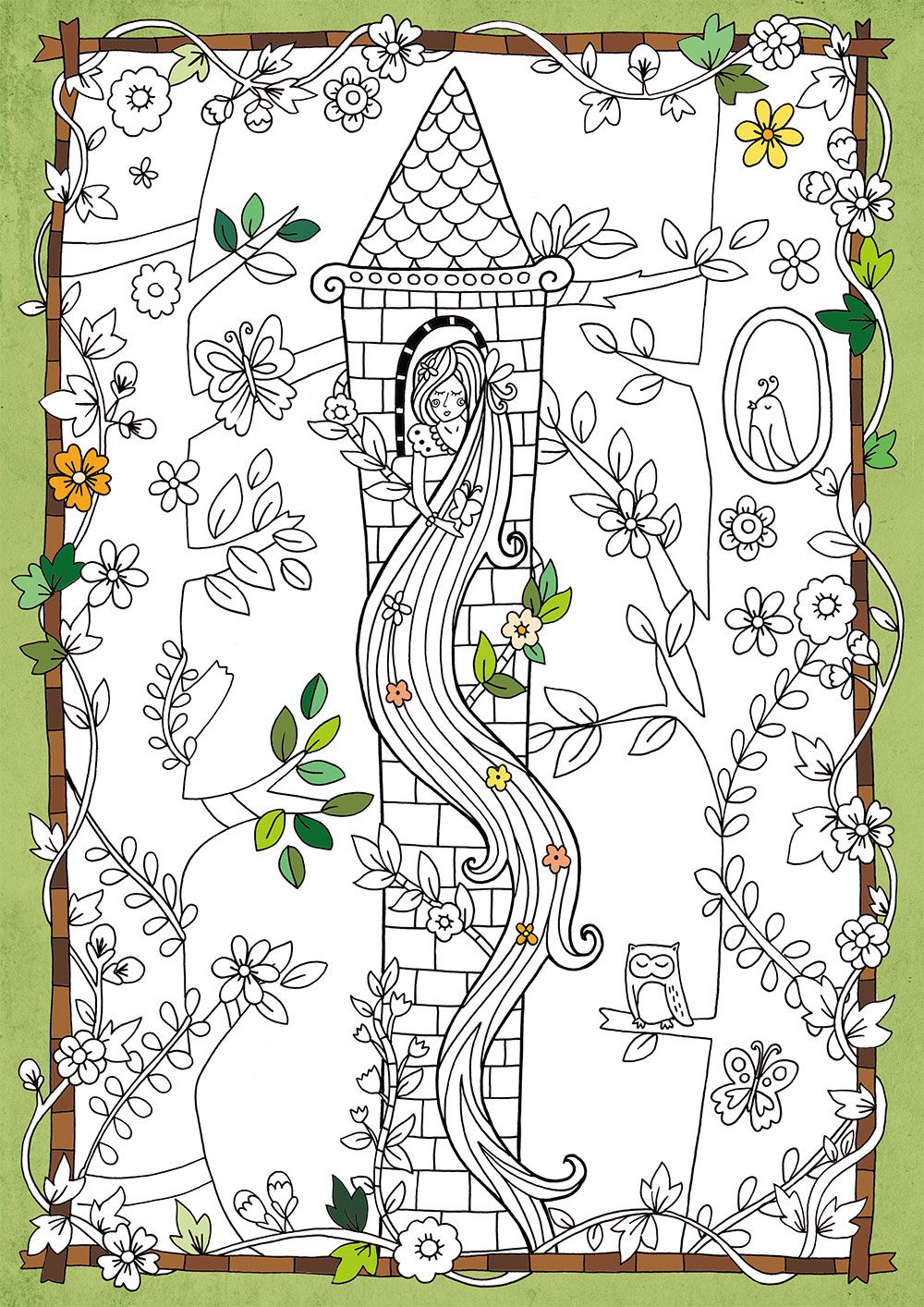 專注力UP：創意著色書-100款著色畫