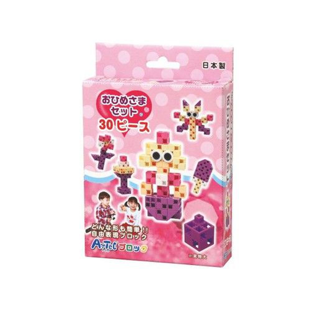 日本 Artec - 基礎入門系列-皇家公主30PCS(五種變換造型)-公主、冰棒、蝴蝶、花、冰淇淋甜點