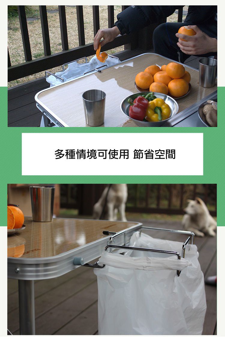 CLS - 鐵絲收納垃圾袋支架 (32x26x4.5cm)