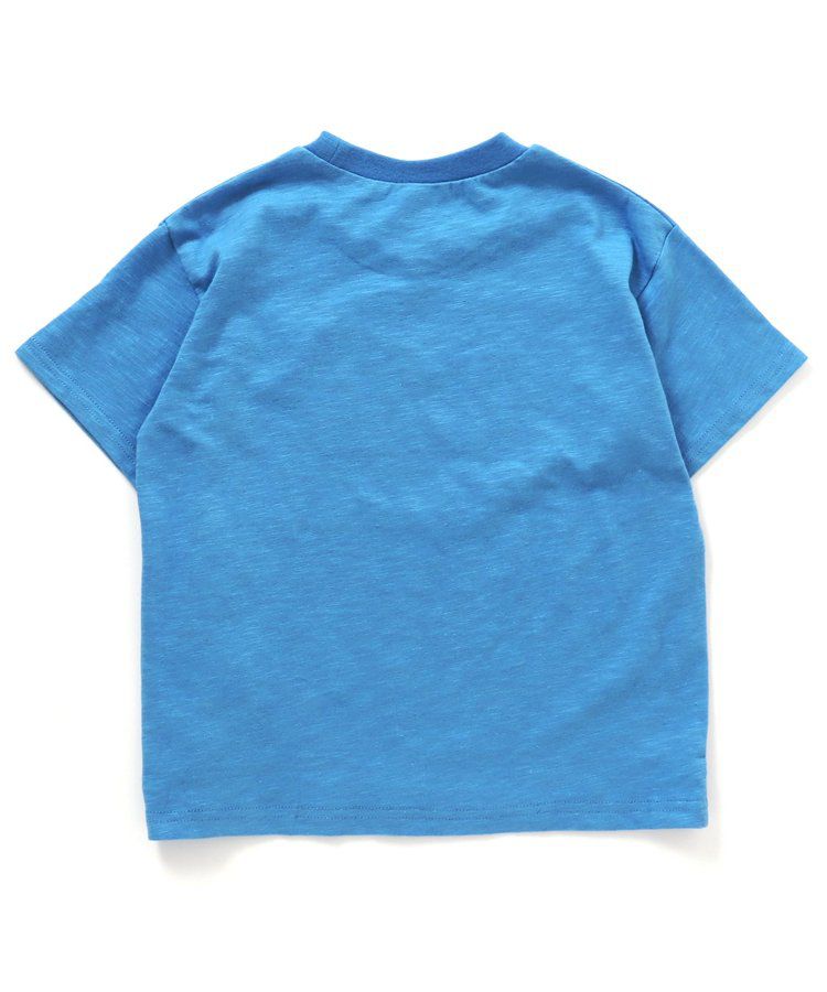 日本 BREEZE - 童趣音樂印花短袖上衣-向日葵黑膠-白