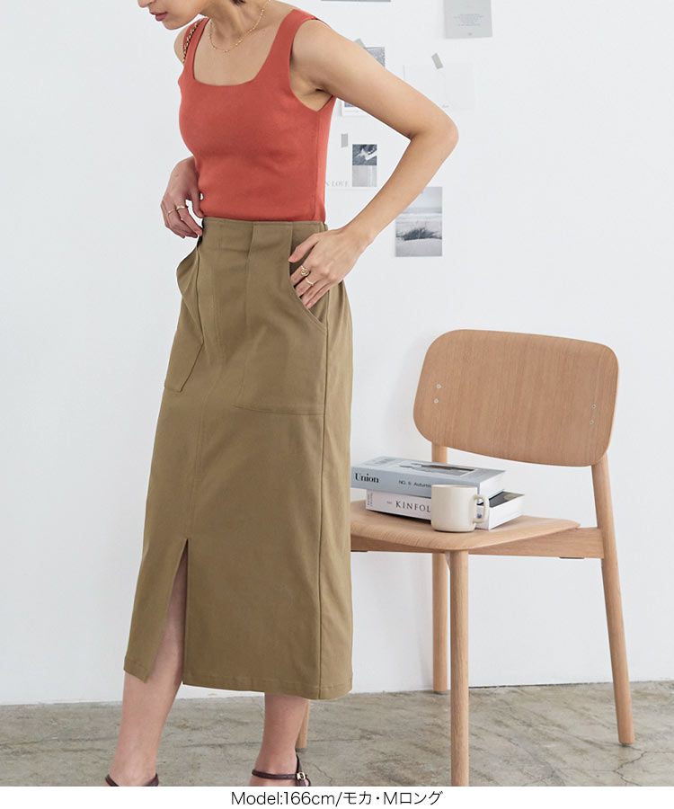 日本 Kobe Lettuce - 可愛扭結休閒長裙-草綠