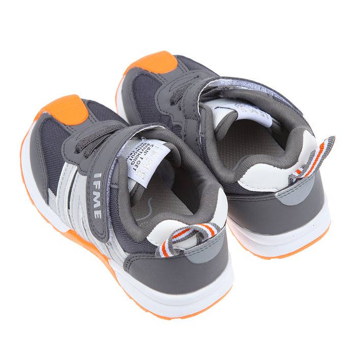 日本IFME - 季節系列黑灰色兒童機能運動鞋-黑灰色