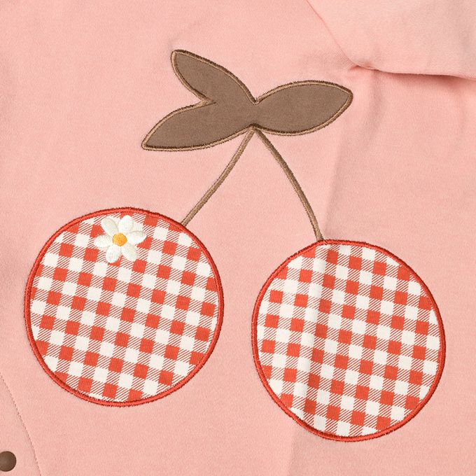 akachan honpo - 長袖兔裝 翻身神隊友-彈性材質-桃色