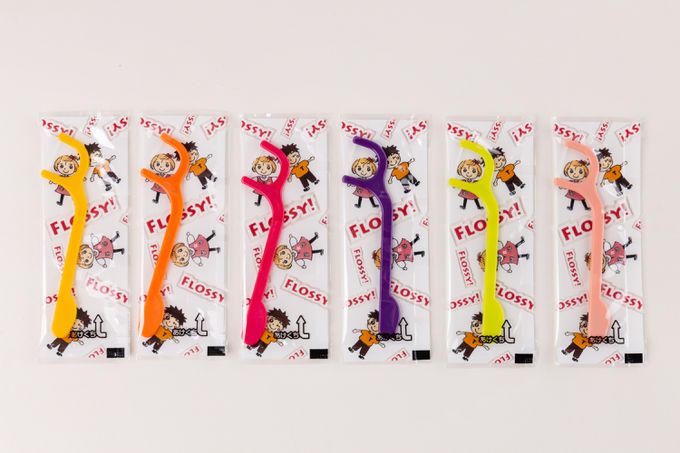 akachan honpo - 兒童用牙線棒 Flossy60支