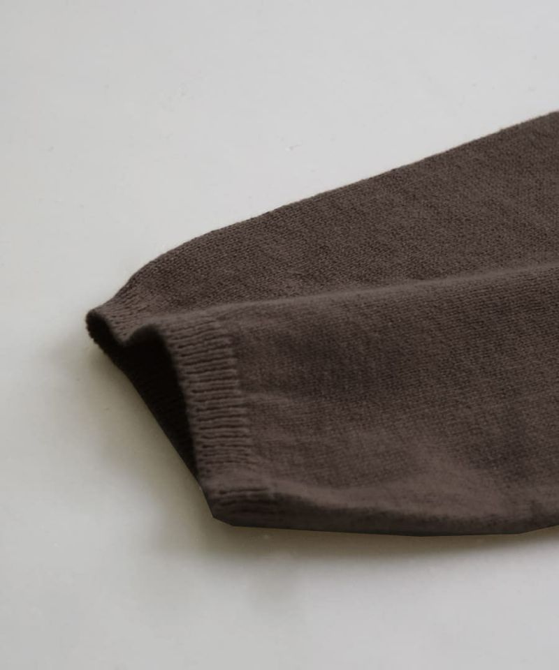 日本 zootie - 100%棉 柔軟飛鼠袖薄針織上衣-葡萄紫