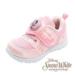 Disney 迪士尼 - 白雪公主 童鞋 電燈運動鞋 SEKX56063-絆帶易穿脫設計-粉紅-(中大童段)
