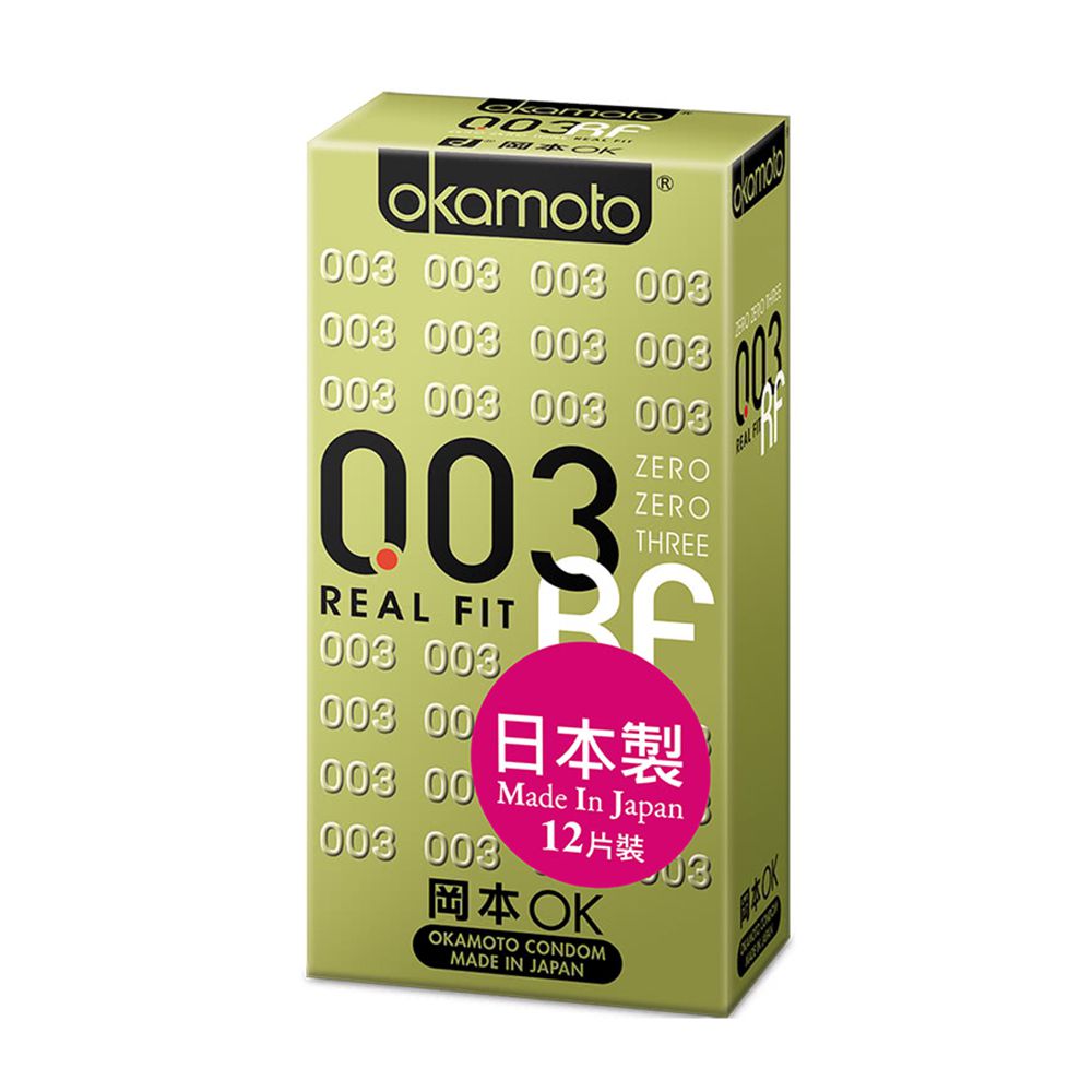 Okamoto 岡本 - 003RF極薄貼身保險套-12入裝