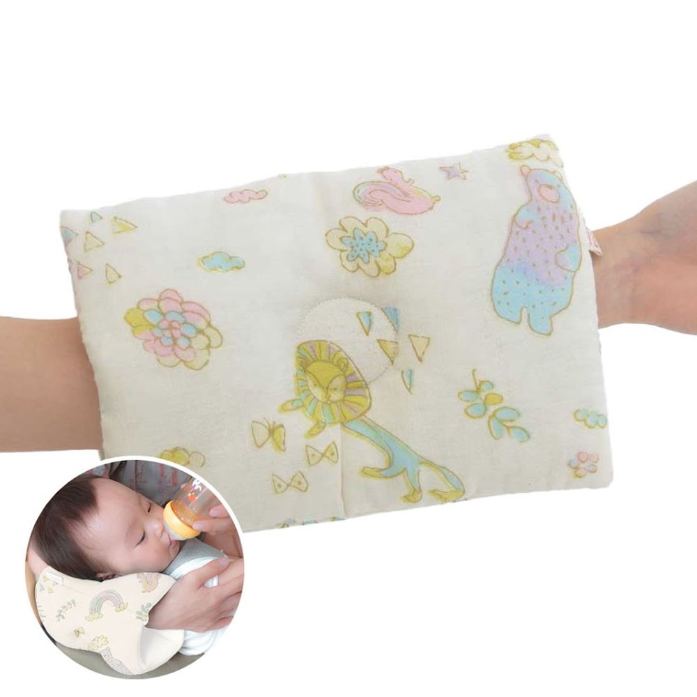 日本Makura - 【Baby Pillow】Zzzoo兩用型透氣授乳臂枕 (M (約長25 x寬20cm))