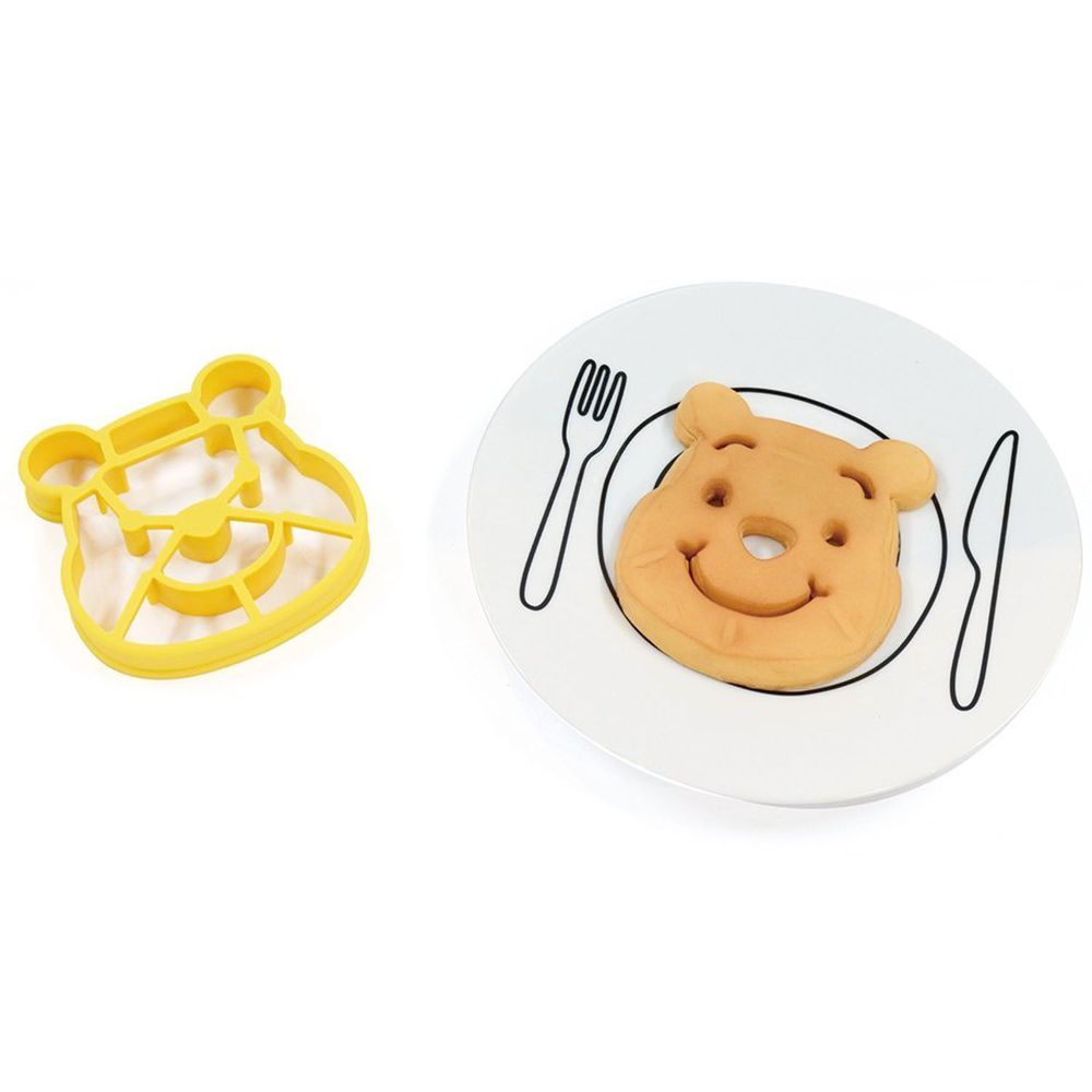 日本 - 迪士尼矽膠鬆餅模-維尼 (12.5×15×2cm)