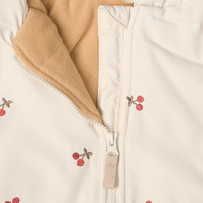 akachan honpo - 趣味夾克-滿版刺繡-象牙白色