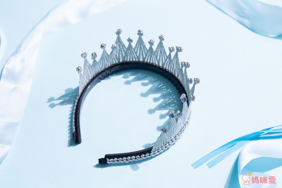 皇冠造型髮箍-銀色