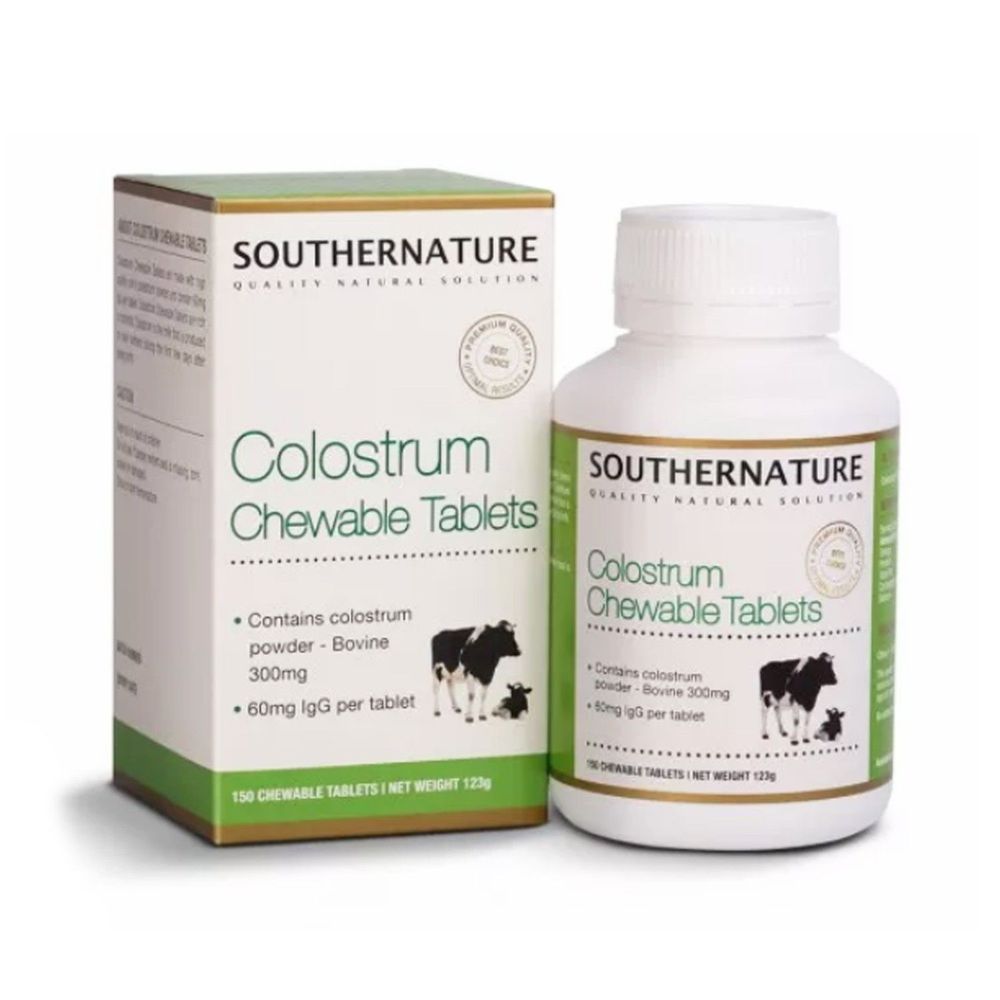 澳綠康倍southernature - 牛初乳咀嚼錠食品-150粒/瓶