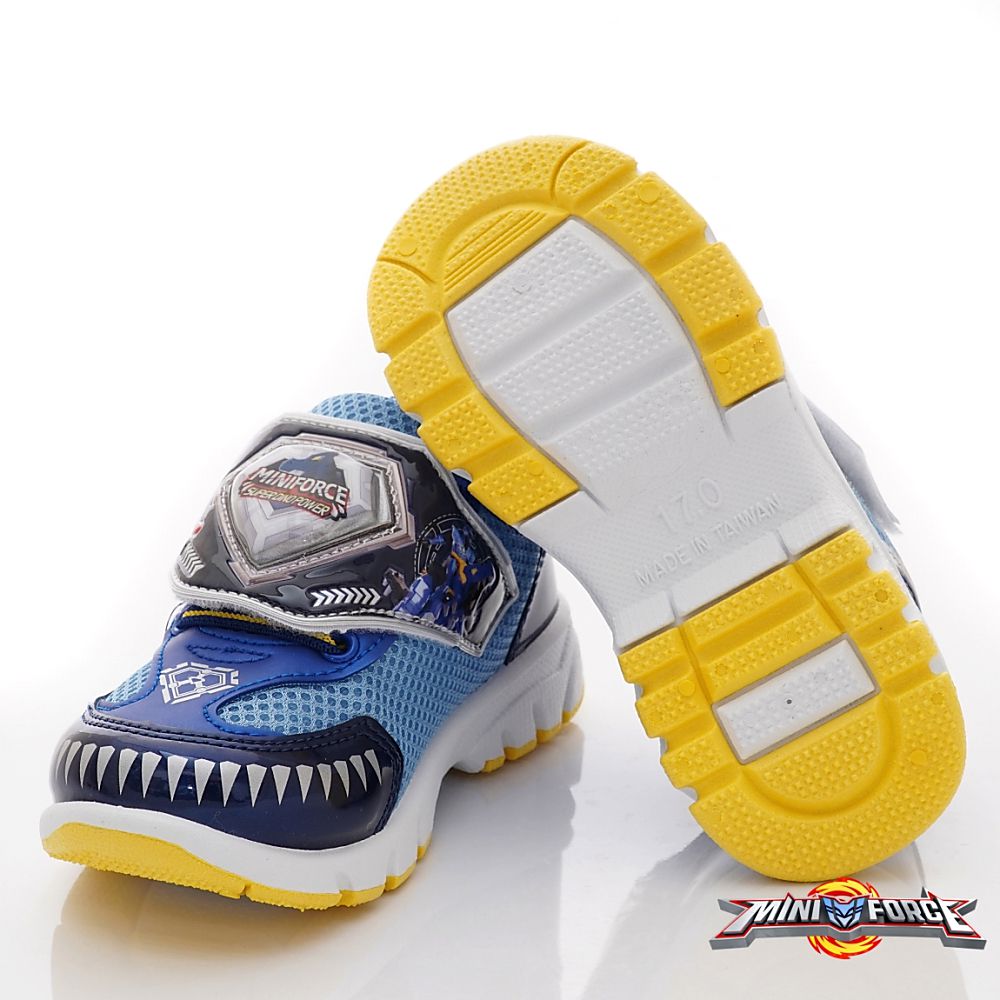 迷你特工隊 - 卡通迷你特工隊電燈運動鞋(中小童段)-藍