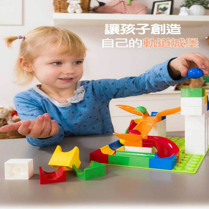 德國 HUBELiNO - 軌道積木重力捶擊套件組-6PCS