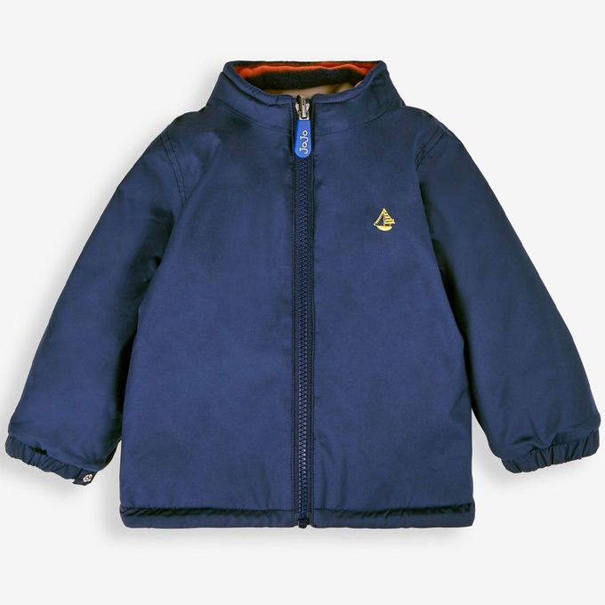 英國 JoJo Maman BeBe - 四合一多功能防水保暖連帽外套-黃色綵帶