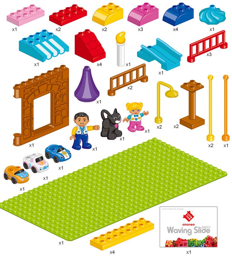 BBlocks - 大顆粒 城堡樂園積木組 盒裝 88003