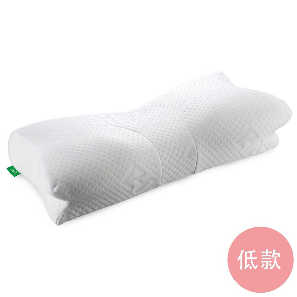 日本 SU-ZI - AS 快眠止鼾枕-低款(成人/兒童適用)-白 (57x27x(4.5~6.5)cm)