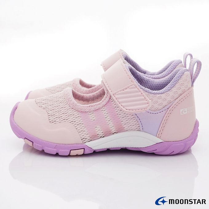 Moonstar日本月星 - HI系列休閒機能童鞋-MSC23364粉(中小童段)-機能運動鞋-粉