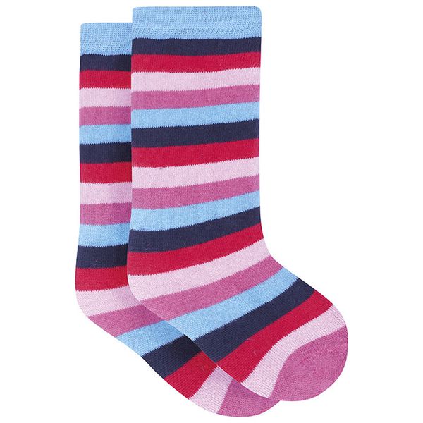 英國 JoJo Maman BeBe - 嬰幼兒保暖雨鞋襪-淺色條紋