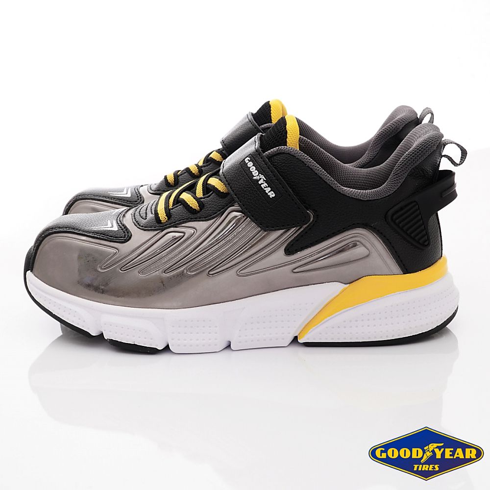 GOODYEAR - 固特異緩震慢跑童鞋(中大童段)-運動鞋-銀