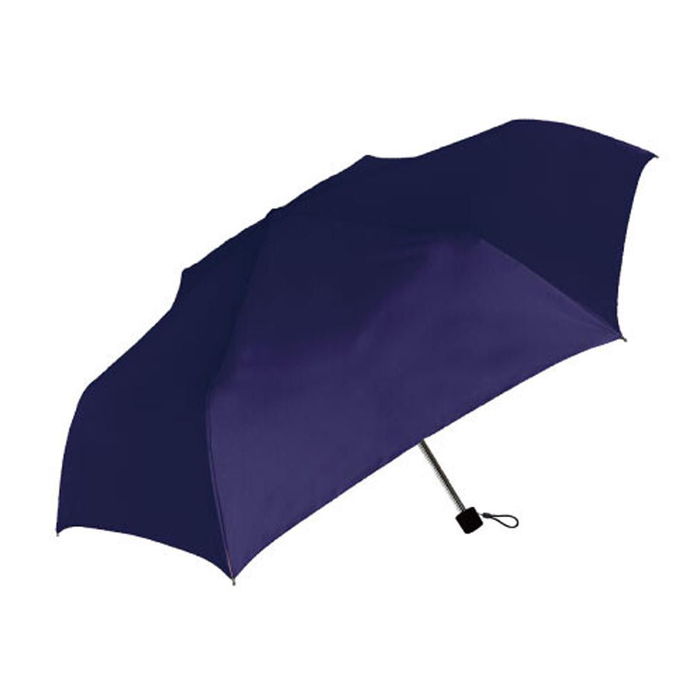 日本中谷 - 抗UV 輕量折疊傘/晴雨兩用傘-深海藍 (傘骨55cm)